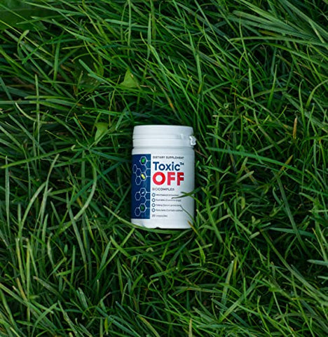 TOXIC OFF - Cápsulas Diárias Fáceis de Engolir, 20,0 Porções (Pacote de 1)