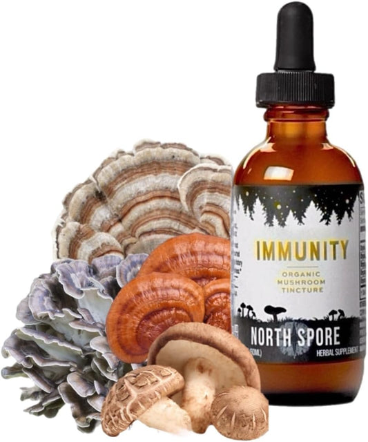 Tintura de Cogumelo Imunidade Orgânica 60ml - North Spore