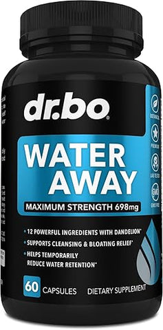 DR. BO - Pílulas Diuréticas para Retenção de Água – Suplementos Naturais Diuréticos para Desinchar a Barriga
