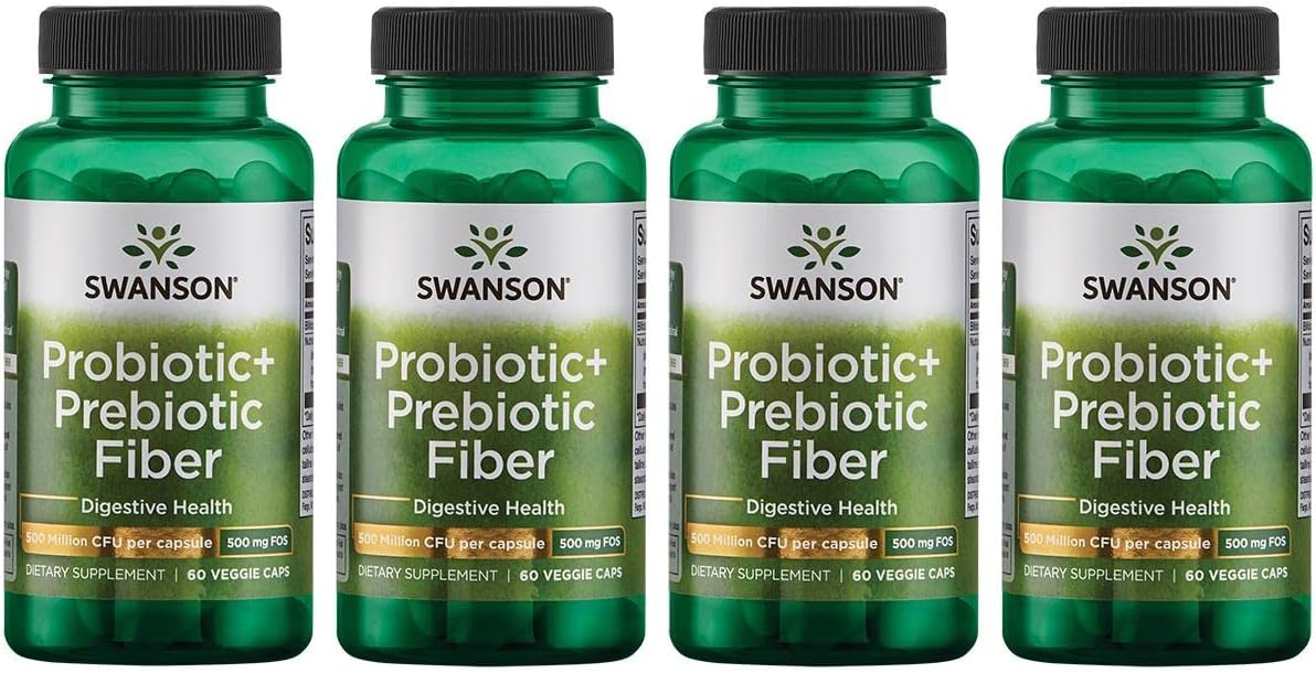 Fibra Prebiótica Probiótica Natural para o Sistema Digestivo – 100g - Swanson