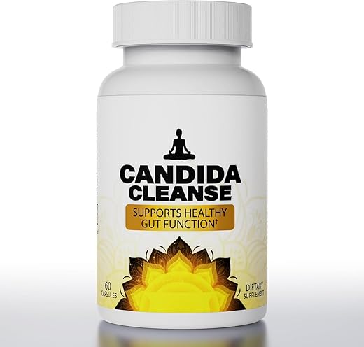TEULN - Limpeza de Candida – Intestino Saudável | 100% Natural | 60 cápsulas | Marca Candida Cleanse
