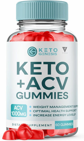 Keto Genesis ACV Gummies – Perda de Peso Avançada, Ketogênese Keto ACV 1000MG Vinagre de Maçã Folate, Genesis Keto Plus ACV Vitamina, Keto Genesis ACV - Fyvus