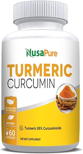 Curcuma Turmeric 600 mg – Vegetariano | Cúrcuma em Cápsulas 600 mg – Marca NusaPure - NusaPure
