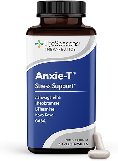 LifeSeasons - Anxie-T – Suplemento para Alívio do Estresse – Suporta o Humor