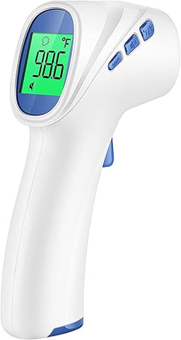 GoodBaby - Termômetro Digital Infravermelho para Testa de Adultos e Crianças, Alarme de Febre, Resultados Rápidos e Precisos, Fácil para Todas as Idades