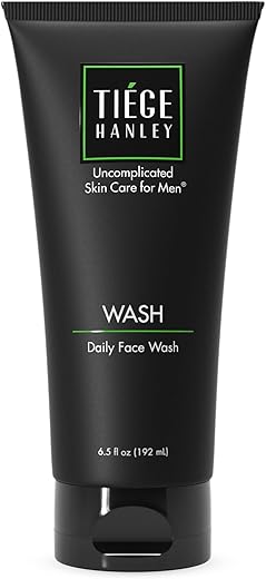 Gel de Limpeza Facial Diário para Homens – Agente de Limpeza Suave sem Fragrância – 190 ml - Tiege Hanley