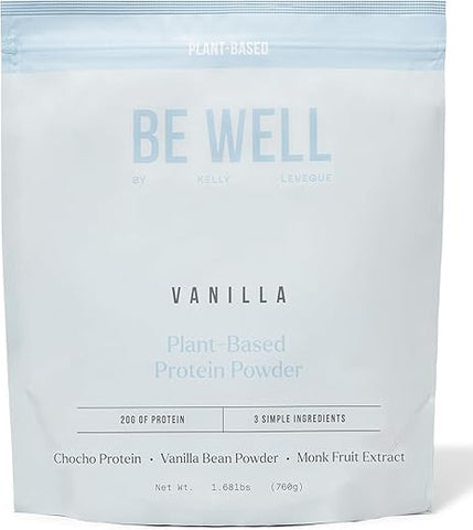 Be Well by Kelly LeVeque - Be Well by Kelly: Proteína em Pó à Base de Plantas de Baunilha, Vegana 20g de Proteína
