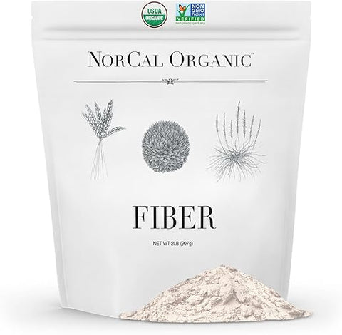 NorCal Organic - Norcal Organic Fiber – 907g | Prebióticos | Fibra Orgânica de Alta Qualidade