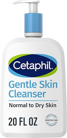Face Wash: Limpeza Suave e Hidratante para Pele Sensível, 20ml, Sem Fragrância, Sem Sabão e Não Espumante - Cetaphil