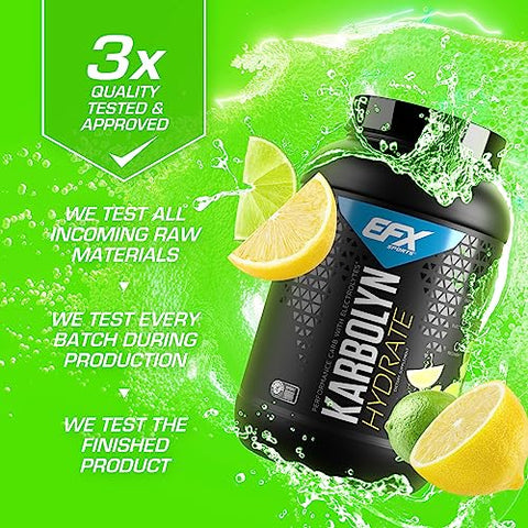 Karbolyn Hydrate | Pó de Carboidratos com Eletrólitos | Bebida Esportiva Sem Açúcar | Combustível - EFX Sports