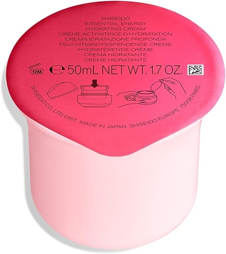 Essential Energy Creme Hidratante Refil – 50 mL – Reduz Visivelmente a Aparência dos Poros - Shiseido