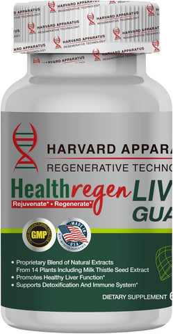 NHDH - Harvard Apparatus Regenerative Liver Guard – 60 Comprimidos para Limpeza e Desintoxicação do Fígado