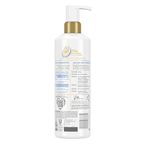 Body Love Sabonete Líquido Hidratante para Pele Seca com Ácido Hialurônico e Óleo de Moringa 500ml – Kit com 3 Unidades - Dove