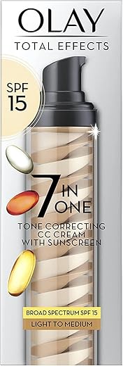 Total Effects 7 em 1 Hidratante Corretor de Tonalidade, FPS 15, Pele Clara a Média 50ml - Olay