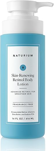 Loção Corporal Retinol Skin-Renewing Jumbo, Cuidados Avançados para a Pele, com Retinol Encapsulado  Naturium - Naturium