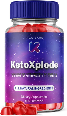 rize labs - KetoXplode Gummies de Keto – Gomitas de Keto Xplode com Vinagre de Maçã para Perda de Peso Avançada – Forte Gomitas para Gordura Abdominal (60…)