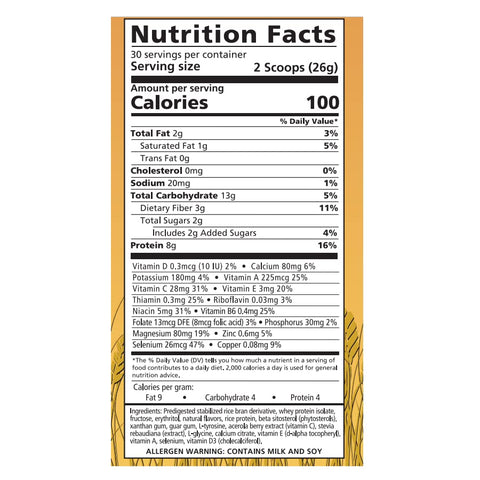 NutraCea� for ITV - Rice n Shine – Substituto de Refeição – 30 Dias – Baunilha – 900g