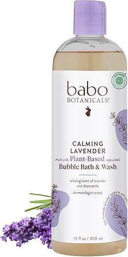 Babo Botanicals Bubble Bath Lavanda Calmante 2 em 1 – 300ml