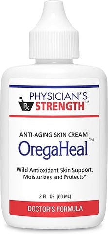 Physician's Strength - Creme OregaHeal do Physician’s Strength – 60 ml – Creme Anti-Envelhecimento – Suporte Selvagem à Pele com Antioxidantes – Hidratação