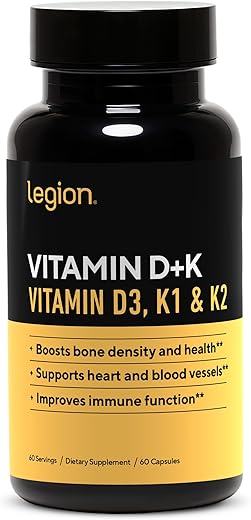Vitamina D K Natural – Fortaleça sua saúde com a combinação perfeita de nutrientes essenciais - LEGION