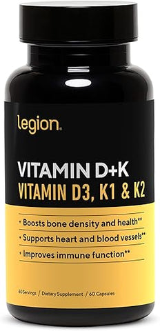 Vitamina D K Natural – Fortaleça sua saúde com a combinação perfeita de nutrientes essenciais - LEGION