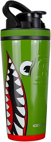 Garrafa Shaker em Aço Inoxidável | 26oz, Bomber | Mantém-se Gelado por 30 Horas | Copo Isolado com Agitador de Rosca | Copo Shaker sem Odor para Shakes de Proteína, Água - Ice Shaker