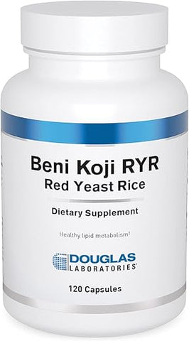 Beni Koji Arroz Vermelho Fermentado | Suporte ao Metabolismo Saudável de Lipídios Sanguíneos* | 120 Cápsulas - Douglas Laboratories