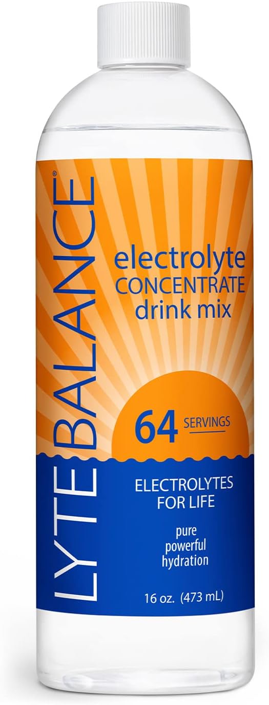 LYTE BALANCE - Concentrado de Eletrólitos | Mistura Líquida de Bebida com Eletrólitos com Sódio, Potássio | Marca do Produto