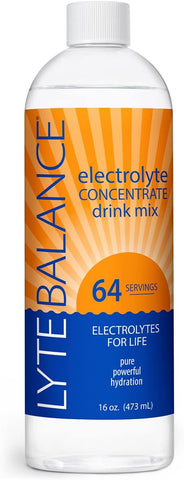 LYTE BALANCE - Concentrado de Eletrólitos | Mistura Líquida de Bebida com Eletrólitos com Sódio, Potássio | Marca do Produto