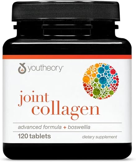 Joint Collagen Advanced – Suplemento de Colágeno Tipo 2 para Suporte Articular – Marca Youtheory - Youtheory