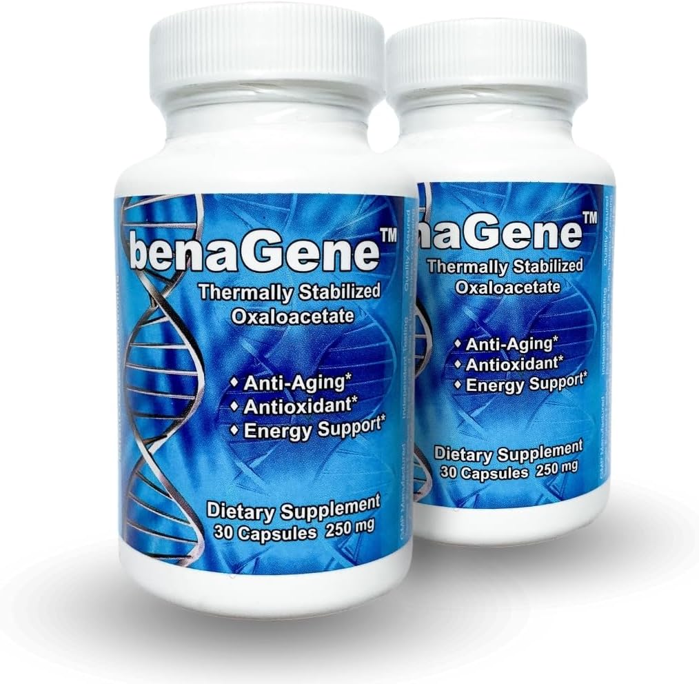 Suplemento de Oxaloacetato para Energia Celular e Metabolismo Saudável - Benagene