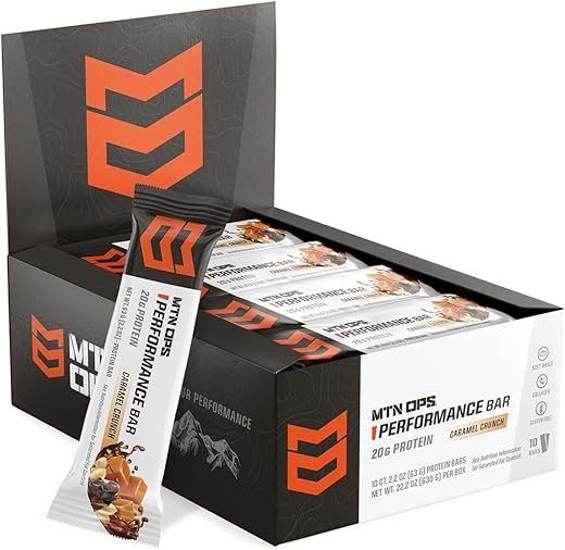Barras de Proteína Caramel Crunch, Alta Proteína com Whey Isolado – 30g - MTN OPS