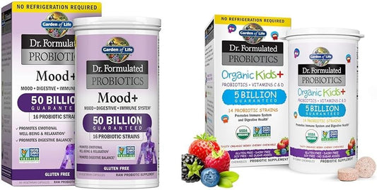 Probiótico Acidophilus Dr. Formulated Mood – Bem-Estar Emocional - Garden of Life