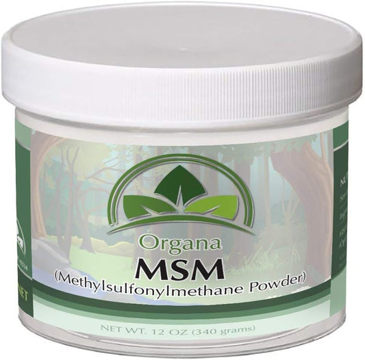 O Melhor MSM (Opti MSM) da Organa | Pó de MSM | Para Crescimento Capilar | Suplemento de MSM | Pó de Enxofre - NutriNoche