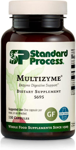 Standard Process Inc. - Standard Process Multizyme – Suporte para o Pâncreas com Enzimas Digestivas de Pancreatina, Saúde Digestiva e Enzimas Pancreáticas com Celulase, Papaína, Amilase, Lipase e Mais