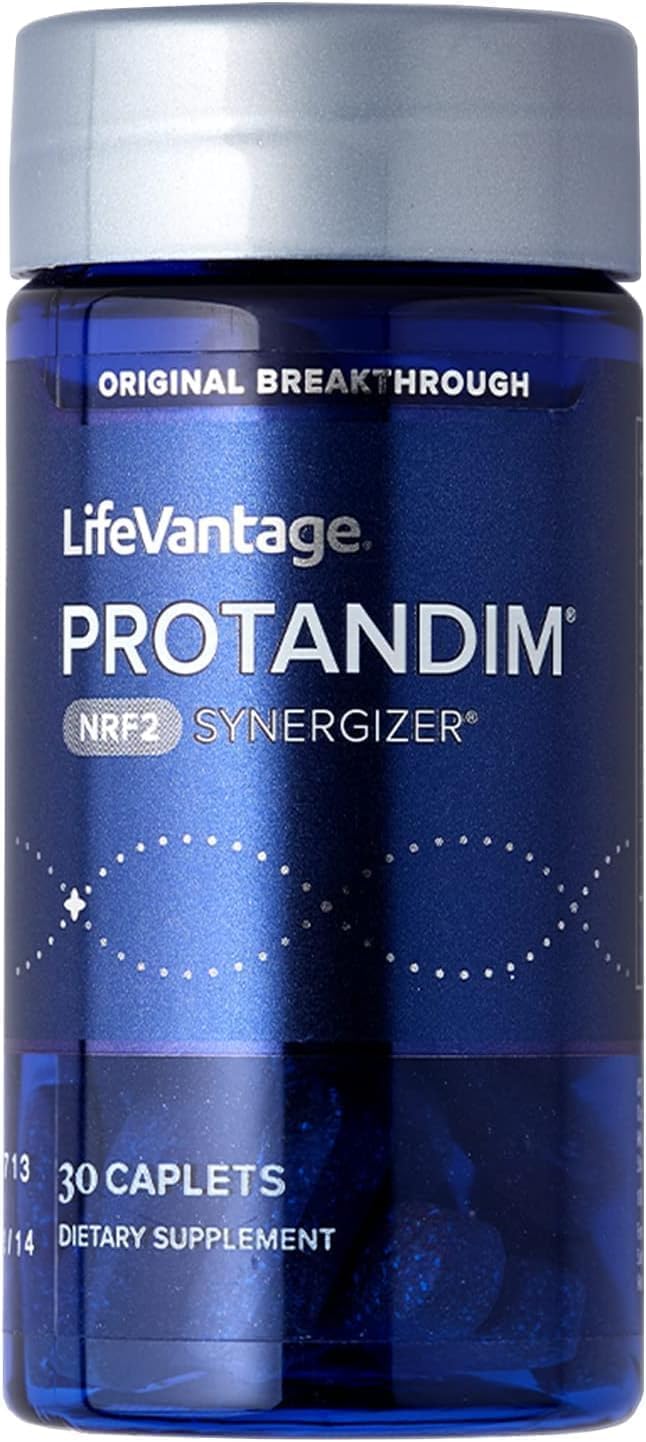 LifeVantage - Protandim NRF2 Synergizer – Ativador NRF2, Suplemento Antioxidante, Combate o Estresse Oxidativo, Anti-Envelhecimento, Mistura de Nutrientes (30 Cápsulas)