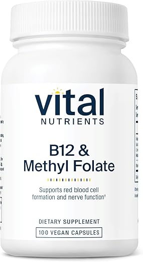Vitamina B12 – Energia e Saúde com 1000 mcg – 60 comprimidos - Vital Nutrients
