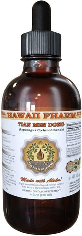 Hawaii Pharm - HawaiiPharm Tian Men Dong Tintura, Tian Men Dong, Extrato Líquido de Raiz de Asparagus (Asparagus Cochinchinensis), Suplemento Herbal 60ml