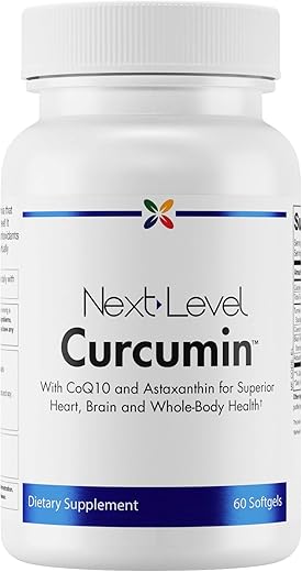NextLevel Complexo de Curcumina com CoQ10 – Antioxidantes para Coração, Cérebro e Articulações | Stop Aging Now - Stop Aging Now