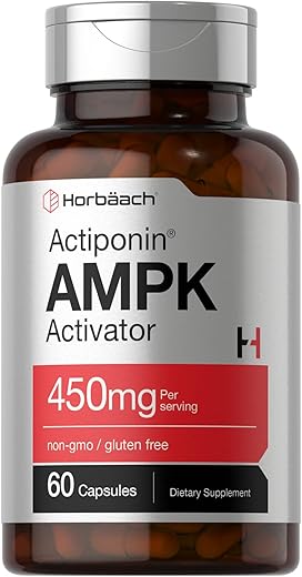 AMPK Ativador Metabólico 450 mg | 60 Cápsulas | Sem GMO, Sem Glúten - Horbäach