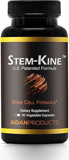 Aidan Products - Stem-Kine: Aumente Células-Tronco Circulantes e Apoie o Envelhecimento – 60 Cápsulas