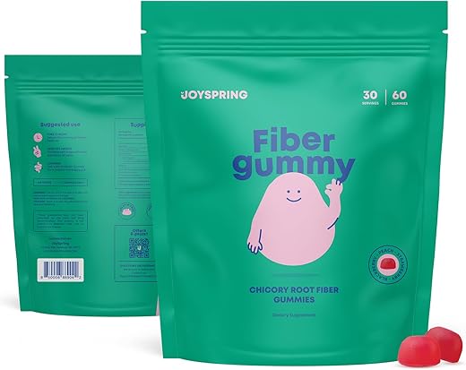JoySpring - Gomas de Fibra para Crianças com Prisão de Ventre de 4 a 11 Anos | Marca Kids | 100% Natural