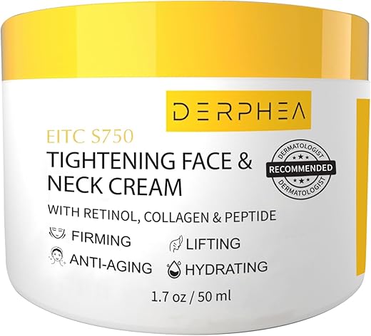 DERPHEA - Creme Firmador para Pescoço e Rosto : Neck Tightening Cream