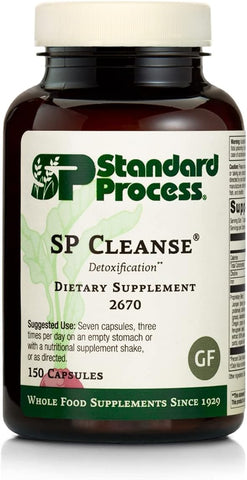 Standard Process Inc. - Standard Process SP Cleanse – Limpeza Completa da Vesícula Biliar com Alimentos Integrais, Limpeza do Fígado, Suporte Renal, Digestão e Desintoxicação com Raiz de Collinsonia, Bagas de Zimbro, Cordyceps