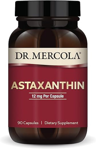 Astaxanthin 90 Cápsulas 12mg Antioxidante Saúde - Dr. Mercola