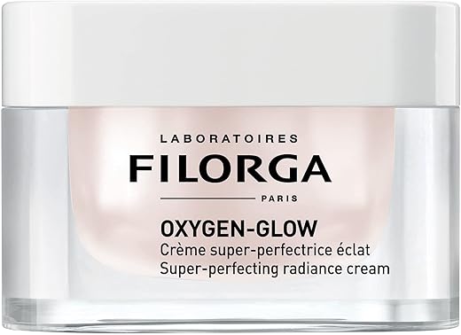 Creme Diário Filorga Oxygen-Glow Super-Perfeccionador de Radiância, Tratamento Hidratante com Impulso Hialurônico e Enzimas Detoxificantes para uma Pele Impecável, Sem Rugas – 50g