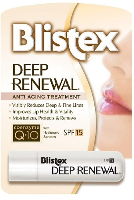 Deep Renewal: Fórmula Anti-Envelhecimento, 3,8g (Embalagem com 12) – Hidrata e Protege - Blistex