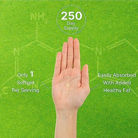 DEAL SUPPLEMENT - Vitamina D Sunshine – D3 10000 UI com K2 MK7 200mcg, Infundida com Óleo de Coco Virgem, Suporte para Ossos, Dentes e Sistema Imunológico – Fácil de Engolir