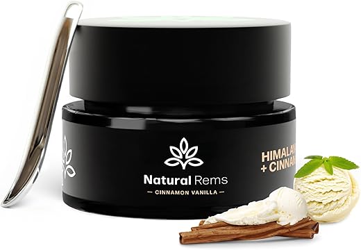 Natural Rems - Shilajit Orgânico Sabor Canela Baunilha – Pure Himalayan Organic – Suplemento Ácido Fúlvico Shilajit Puro – Energia e Foco – Saúde Holística