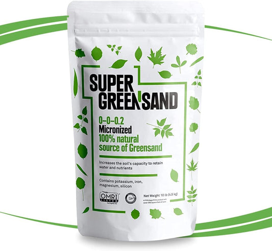 Super Greensand - Micronizado, 68 Minerais e Elementos Traços, 10 Libras